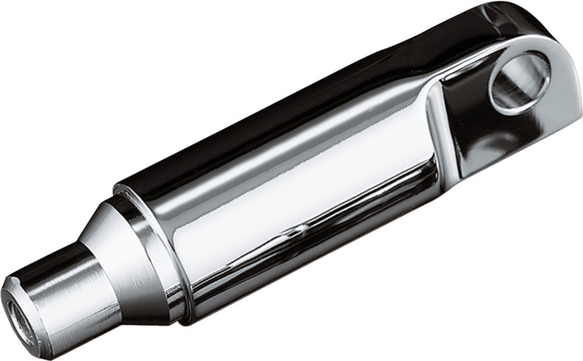 Male Mount 2.5 in. Footpeg Extension - Chrome - Pack of 2