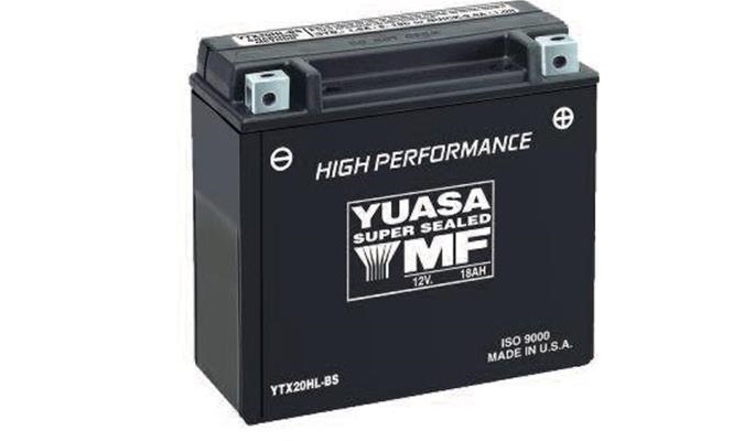 YUAM6219BL 12V Maintenance Free AGM Battery with Bottle Supplied for YT19BL-BS