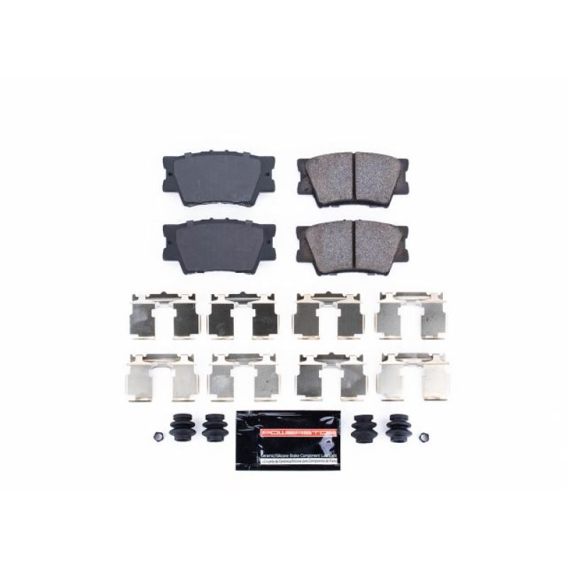 PowerStop Z23-1212 Rear Z23 Evolution Sport Brake Pads with Hardware for 2013-2018 Lexus ES300h