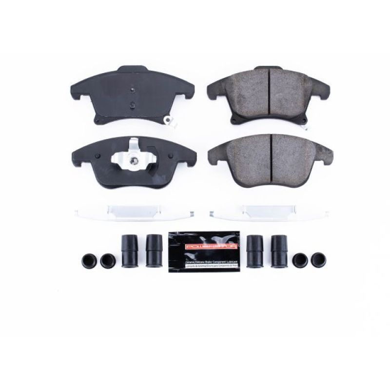 PowerStop Z23-1653 Front Z23 Evolution Sport Brake Pads with Hardware for 2013-2019 Ford Fusion