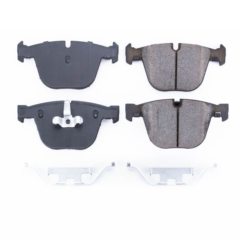 PowerStop 17-919A Rear Z17 Evolution Ceramic Brake Pads with Hardware for 2010-2017 BMW 535i GT