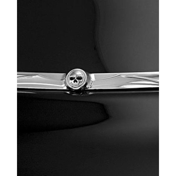 1189 Replacement Zombie Windshield Emblem - Chrome