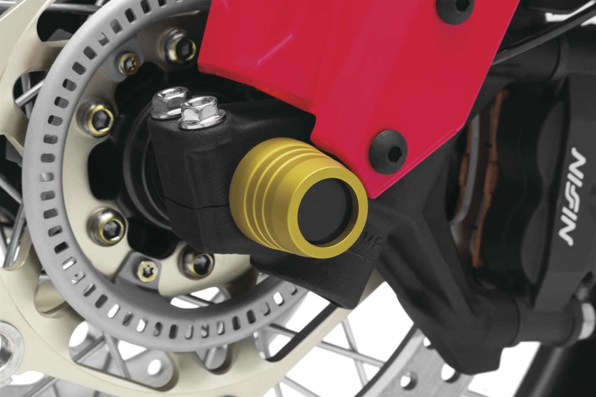 3829 Front Axle Slide - CRF1000L-Adventure - Gold