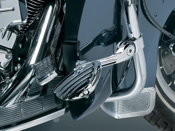 Tour-Tech Cruise 6 in. Mount Arm with ISO Wing Pegs 1.25 in. Clamp - Chrome