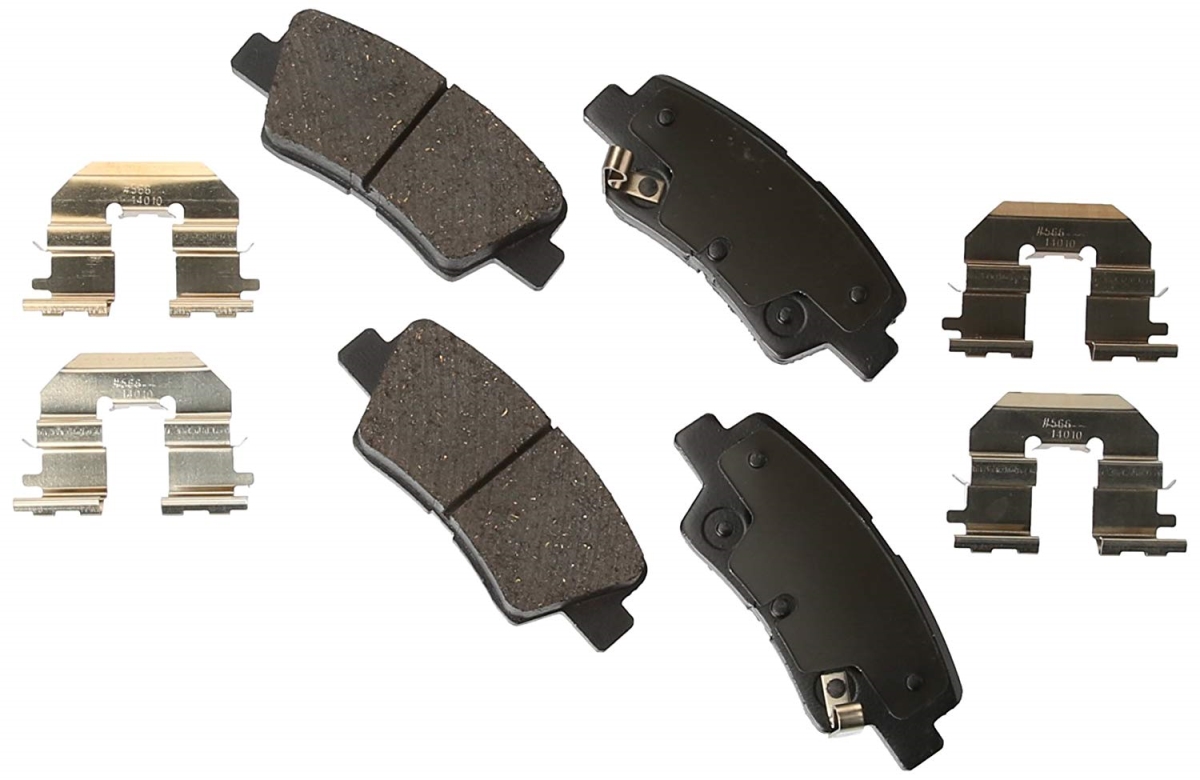 105.1544 Posi Quiet Premium Ceramic Rear Brake Pads for 2012-2017 Kia Rio