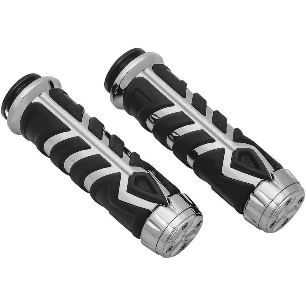 5752 Spear Grips for Indian - Chrome