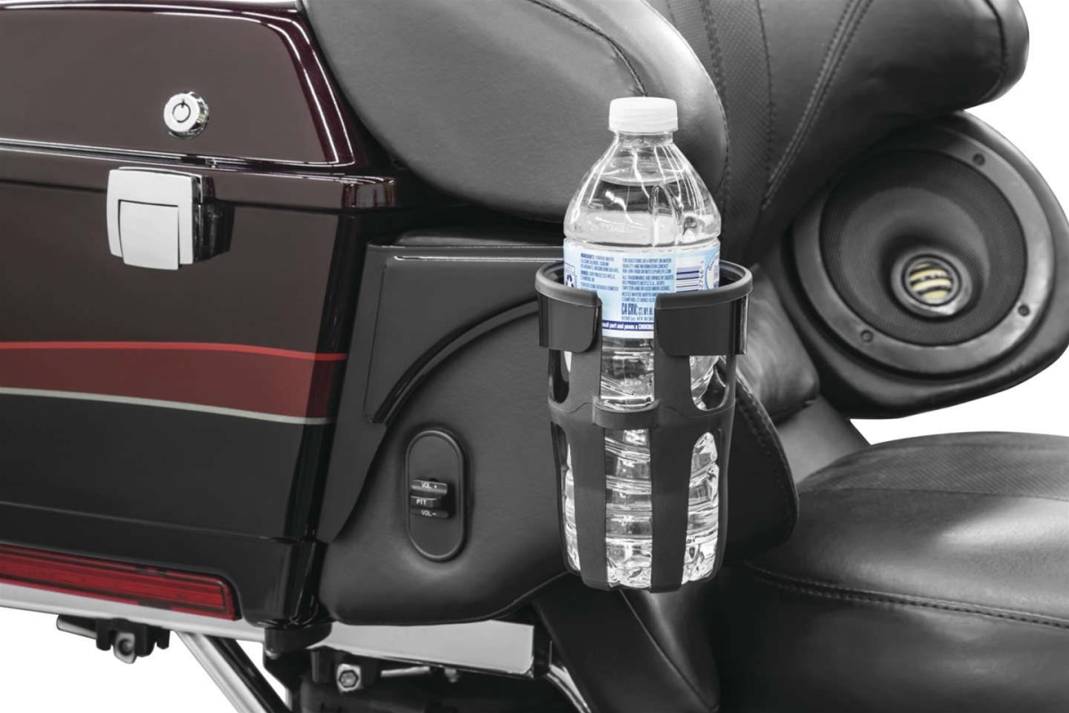 2014-2016 Harley Davidson Road King Reflex Drink Holder-Passenger Mount - Black