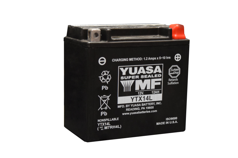 YUAM7RH4L YTX14L Maintenance Free AGM 12V Battery