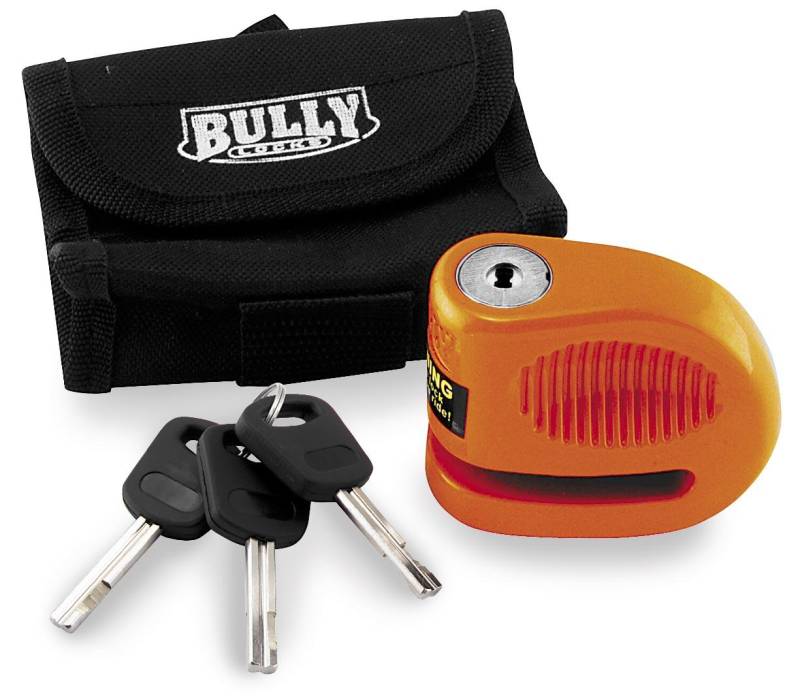 132222 Orange Bully Disc Lock with Pouch - 5.5 mm