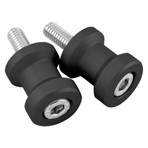 BikeMaster Aluminum Heavy Duty Rear Spool Kit - Black, 10mm