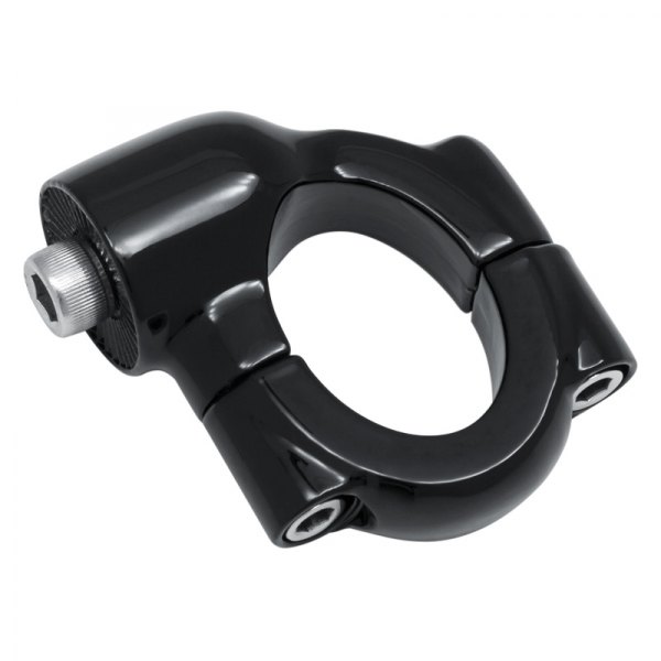 3117 Side Mount License Plate Holder Clamp for Softail Models - Gloss Black