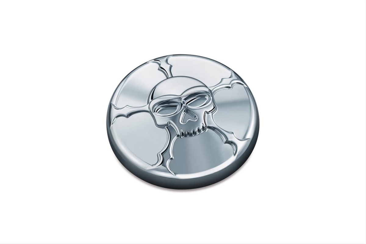 7358 Zombie Gas Cap - Vented - Chrome