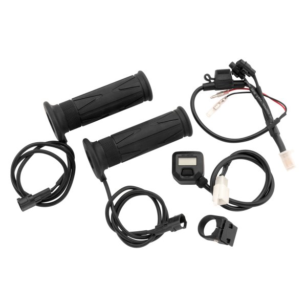 BikeMaster Heated Grips With LCD Switch - 7/8"