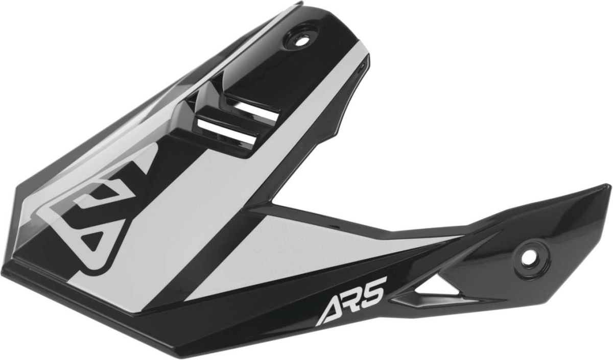 447099 AR5 Crypto Helmet Visor - Black & Red