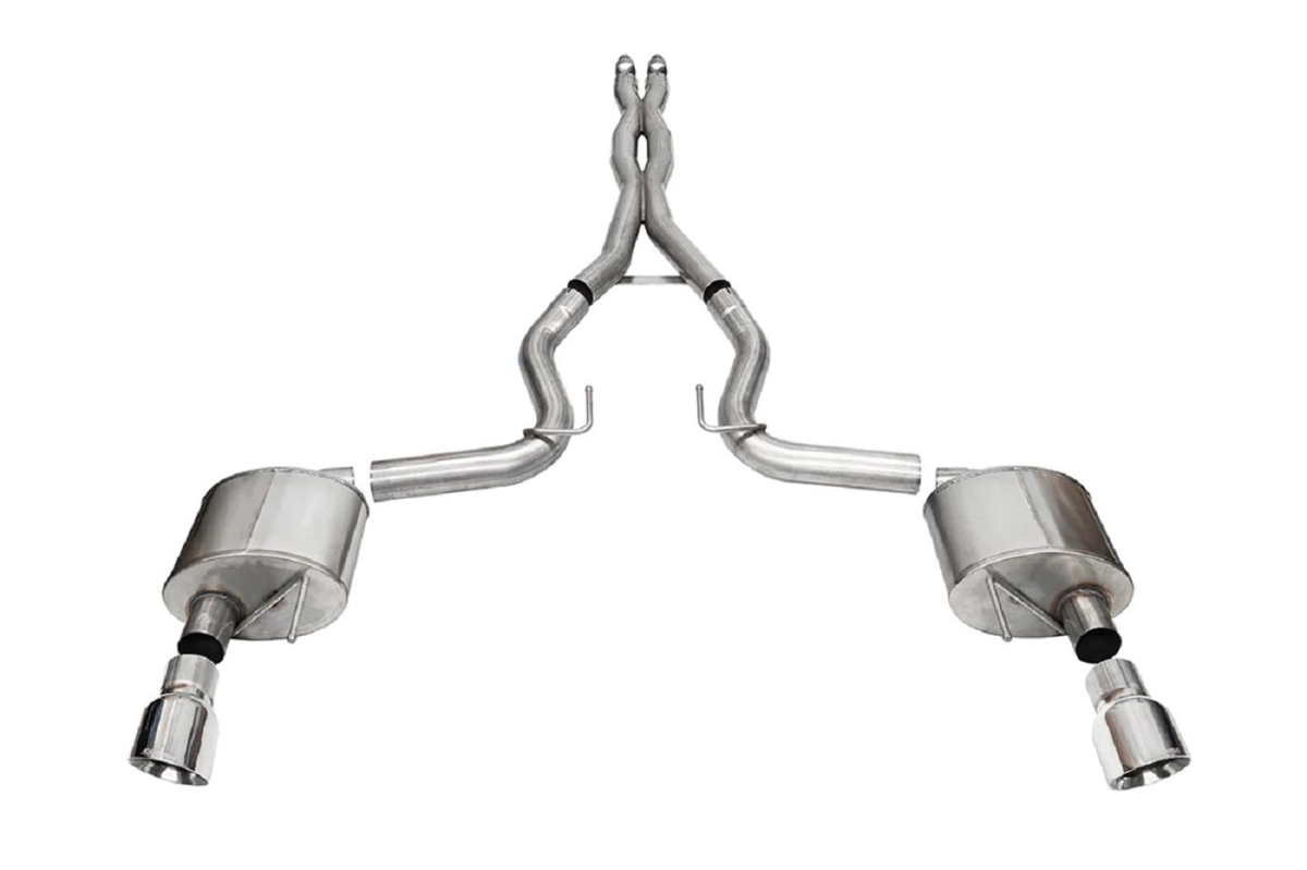21250 Rear Xtreme Cat-Back Exhaust for 2024 Ford Mustang GT