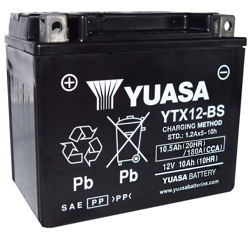 YUAM3RH2SIND YTX12-BS Maintenance Free AGM 12V Battery