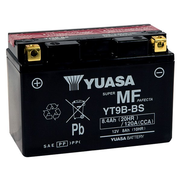 Picture of Yuasa Battery YUAM629B4 YT9B-BS Maintenance Free 12V AGM Battery