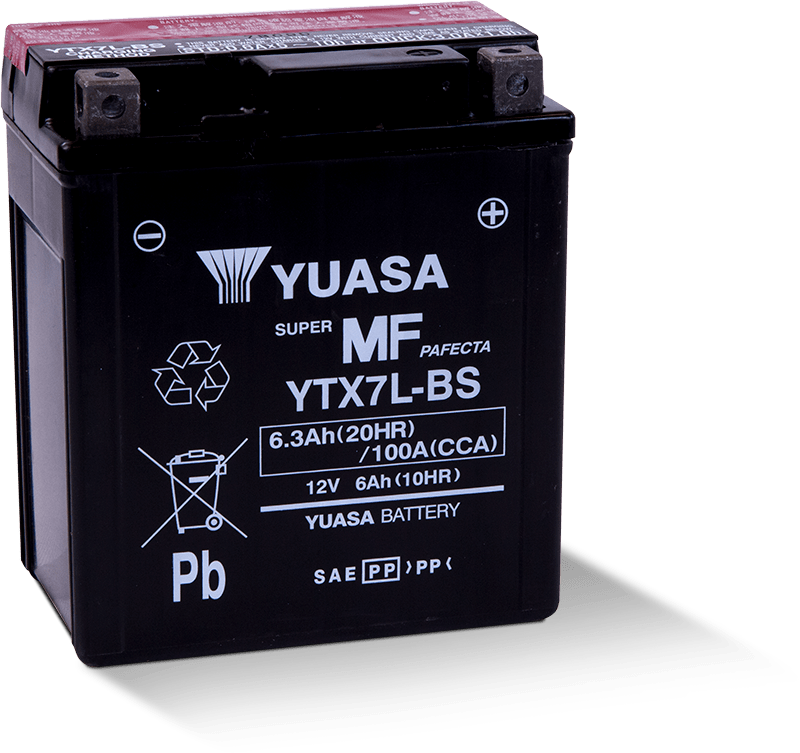 YUAM327BS YTX7L-BS Maintenance Free AGM 12V Battery