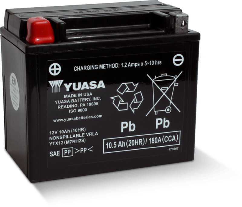 YUAM7RH2STWN YTX12 Maintenance Free AGM 12V Battery