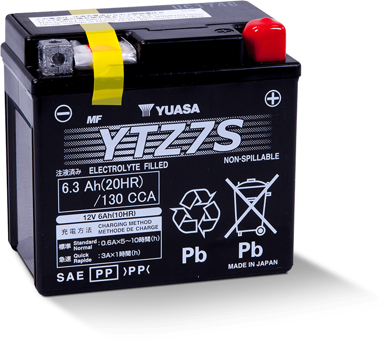 YUAM727ZS YTZ7S Maintenance Free AGM 12V Battery