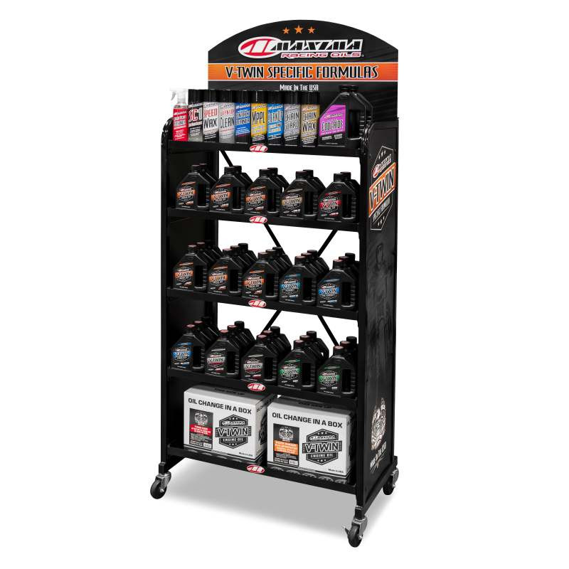 10-10100-VLG V-Twin Floor Display Large Metal Shelf