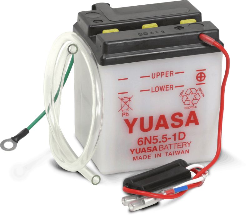 Yuasa 6N5.5-1D Yumicron 6 Volt Conventional Battery
