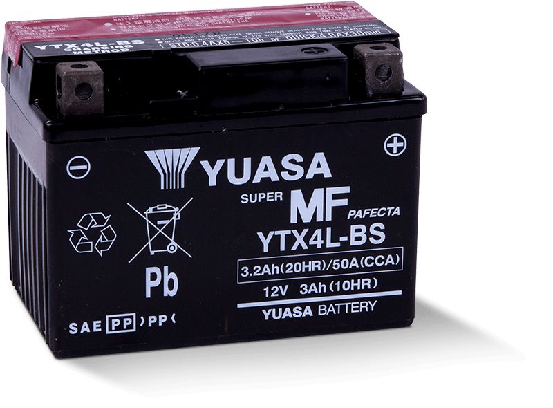 YUAM62X4B YTX4L-BS Maintenance Free AGM 12V Battery