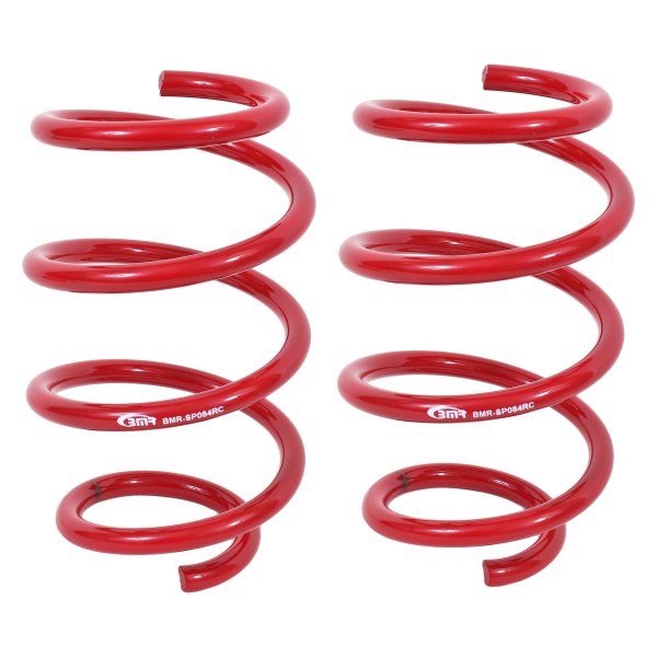 SP084R Red Front Handling Version Lowering Springs for 15-17 Ford Mustang S550