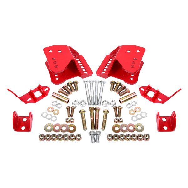 CCK464R Rear Coilover Conversion Mount for 78-87 G-Body - Red