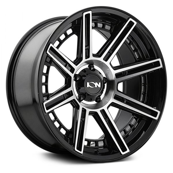 149-2183B 20 x 10 in. 6x139.7 BP, -24 mm Offset & 106.1 mm Hub 149 Series Black & Machined Wheel