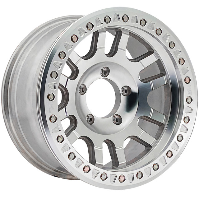 9314-2170M44 20 x 10 in. 8x170 BP, -44 mm Offset & 130.8 mm Hub 9314 Canyon Race Machined Wheel