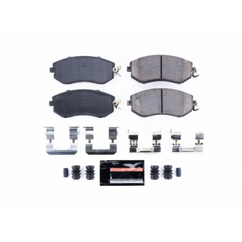 PowerStop Z23-1539 Front Z23 Evolution Sport Brake Pads with Hardware for 2013-2016 Scion FR-S