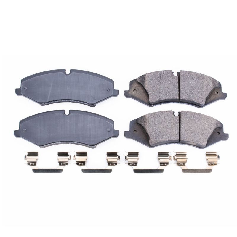 PowerStop 17-1425 Front Z17 Evolution Ceramic Brake Pads with Hardware for 2010 Land Rover LR4