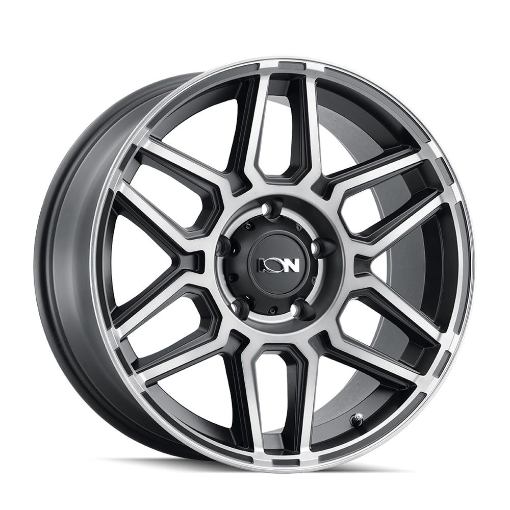 146-2181TM19 20 x 10 in. Alloy Series 146 Wheels with Machined Dark Tint, Matte Black - 8 x 165.1 mm