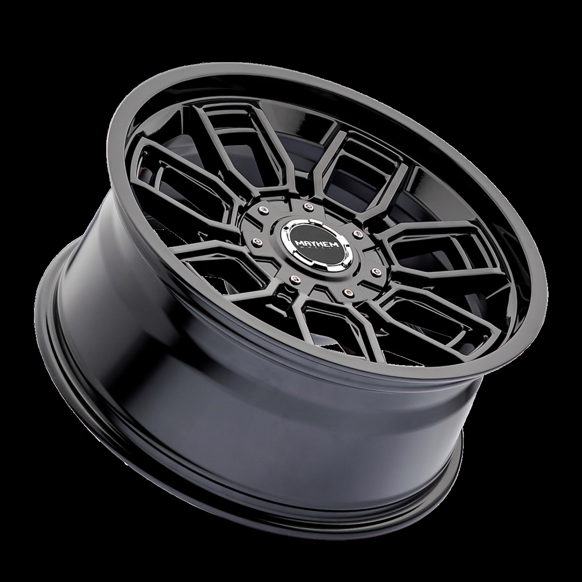 20 x 9 in. 5x127-139.7 BP, 87.1 mm Hub 8118 Ordinance Gloss Black Wheel -  Olympian Athlete, OL4450261