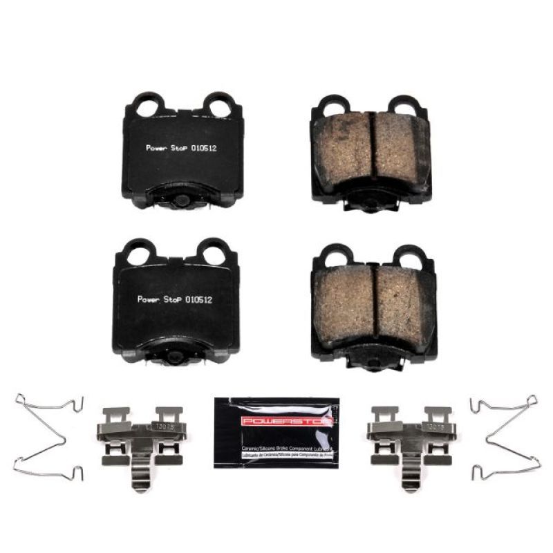 PowerStop Z23-771 Rear Z23 Evolution Sport Brake Pads with Hardware for 1998-2005 Lexus GS300