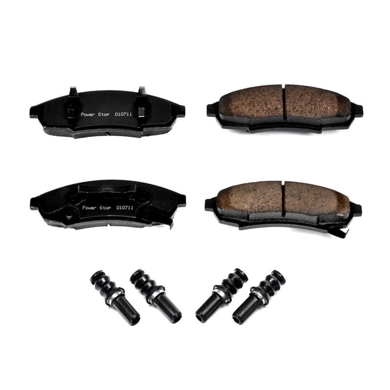 PowerStop 17-376 Front Z17 Evolution Ceramic Brake Pads with Hardware for 1988-1996 Buick Regal