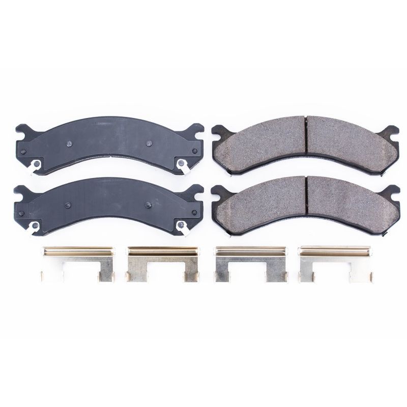 PowerStop 17-909 Rear Z17 Evolution Ceramic Brake Pads with Hardware for 2001-2006 Chevrolet Silverado 3500