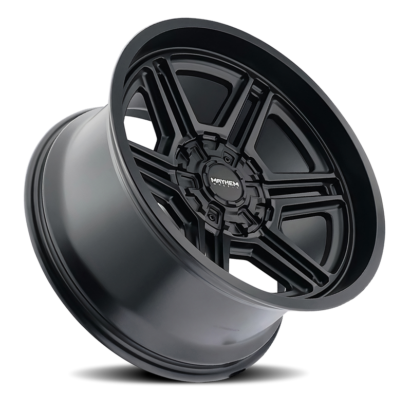 8117-2181MB 20 x 10 in. 8x165.1 BP, -25 mm Offset & 130.8 mm Hub 8117 Hermosa Matte Black Wheel