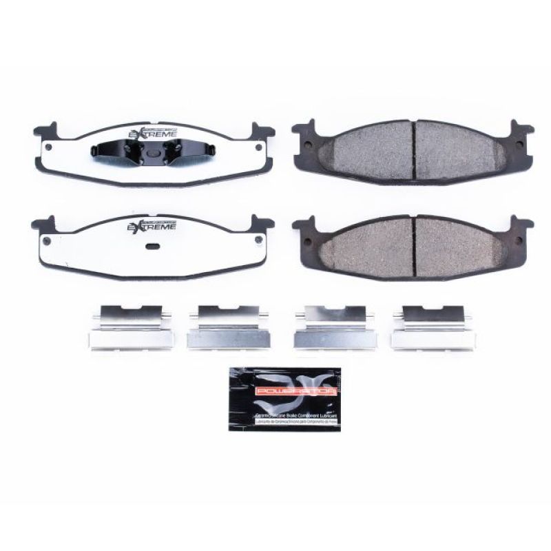 PowerStop Z36-632 Front Z36 Truck & Tow Brake Pads with Hardware for 1994-1996 Ford Bronco