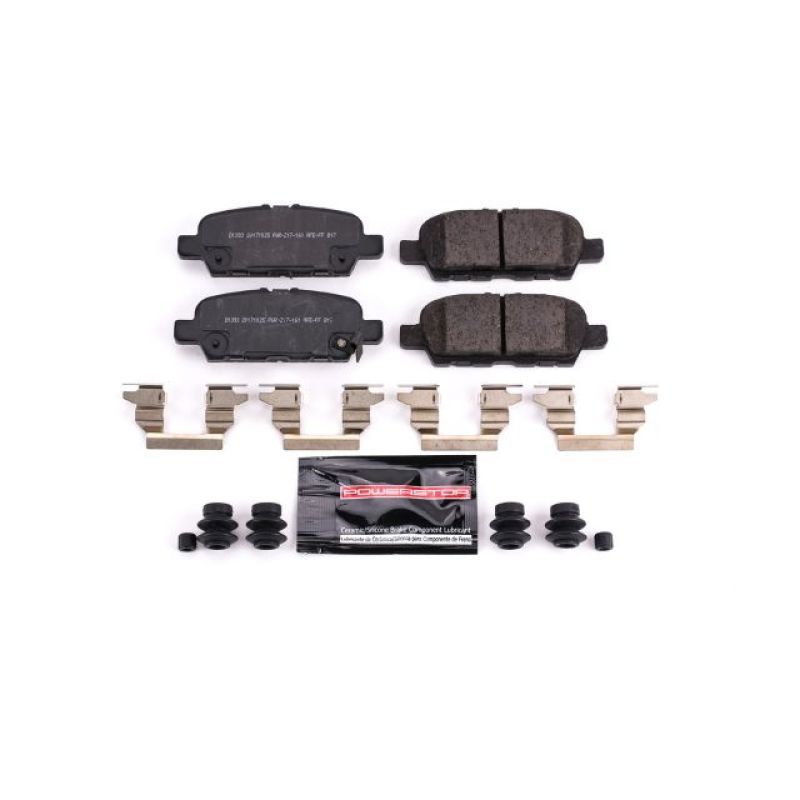 PowerStop Z23-1393 Rear Z23 Evolution Sport Brake Pads with Hardware for 2011-2012 Infiniti EX35