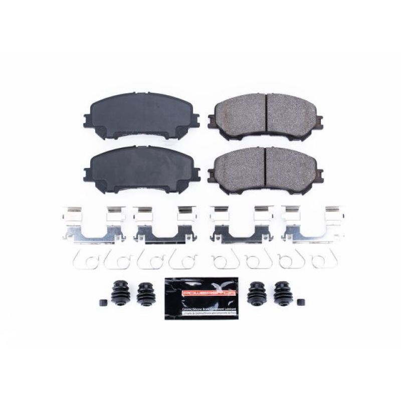 Power Stop Z23-1737 Front Evolution Sport Brake Pad with Hardware for 2014-2019 Nissan Rogue