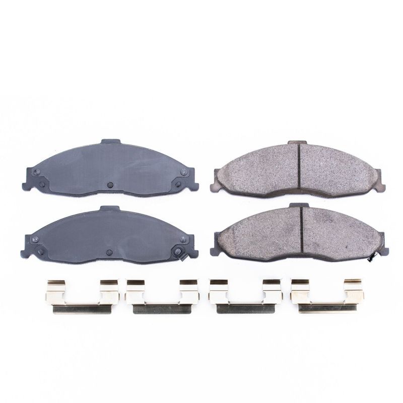 Power Stop 17-749 Front Z17 Evolution Ceramic Brake Pad with Hardware for 1998-2002 Chevrolet Camaro