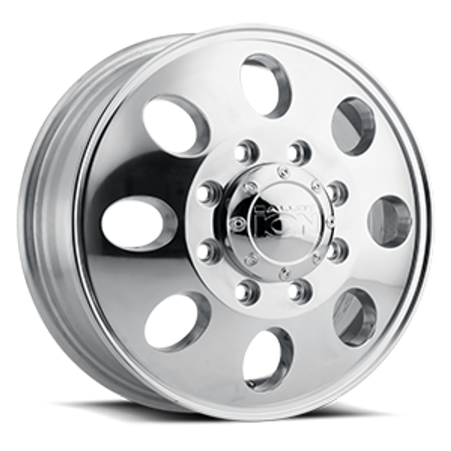 17 x 6.5 & 8 x 200 Bolt Pattern - 125.3 mm Offset & 142.2 mm Hub Polished Wheel
