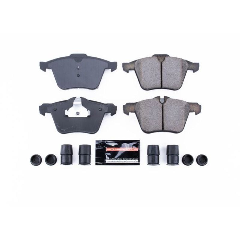 Power Stop Z23-1240 Front Evolution Sport Brake Pad with Hardware for 2006-2008 Jaguar S-Type