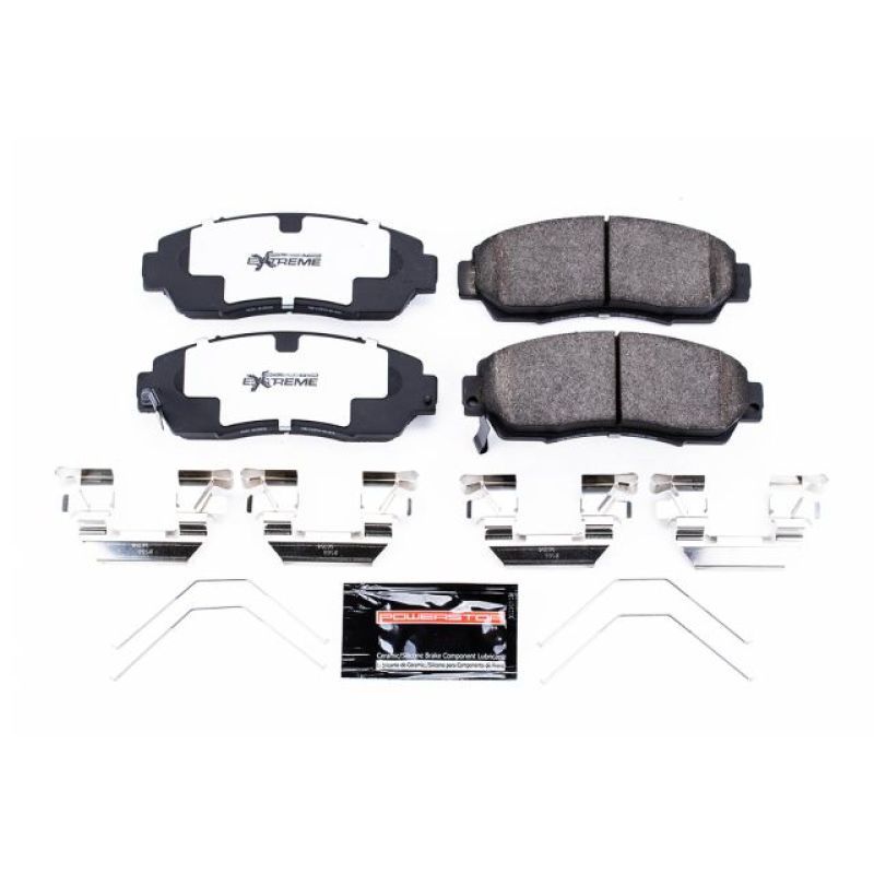 Power Stop Z26-1521 Front Z26 Extreme Street Brake Pad with Hardware for 2019 Acura RDX