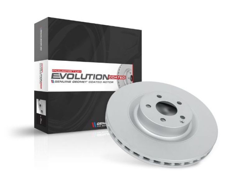 PowerStop JBR1741EVC Front Evolution Geomet Coated Rotor for 2018 Mazda CX-5
