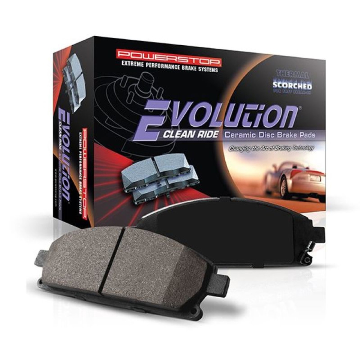 PowerStop 16-2390 Front Z16 Evo Ceramic Brake Pad for 2021-2022 Ford Mustang Mach-E Premium