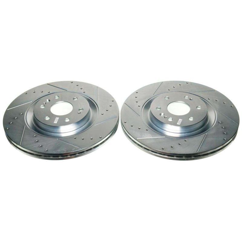 PowerStop AR82209XPR Front Drilled & Slotted Rotor for 2023-2023 Chevrolet Silverado 1500 PPV - Set of 2