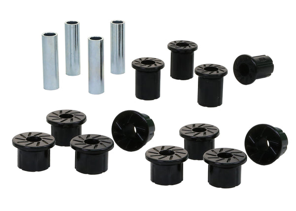 Whiteline W73470 Rear Leaf Spring Shackle Bushing Kit for 1989-95 Toyota Pickup & 2001-2004 Toyota Tacoma